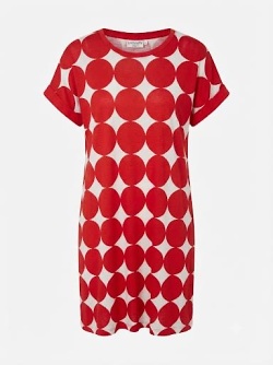 Jerseykleid, weiß-rot, Pastunette, 16221-223