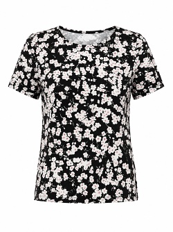 Sommershirt mit Blumenmuster von Seidel D2423-99