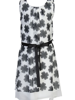 Girls "PIER NINE" Kleid, weiss-schwarz 1378500