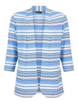 Cardigan blau-weiß gestreift, Habella, 57282