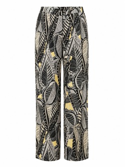 Hose mit Blätter-Print von Capuccino 260628