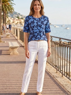 Sommershirt von Barbara Lebek, navy 56700062