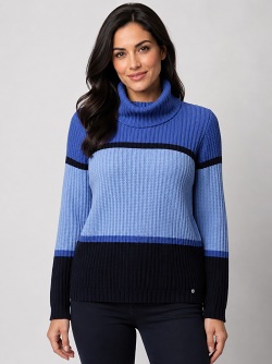 GolleHaug Pullover mit Rollkragen und Strukturmuster - 02521-11105