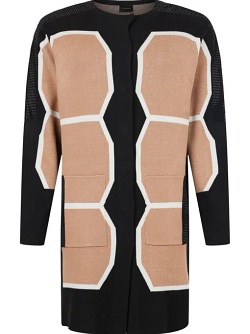 i'cona strickjacke - sand - 67362 