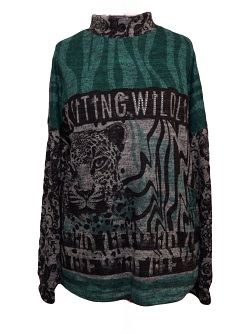 Flausch Pullover Lea H 025307 grün