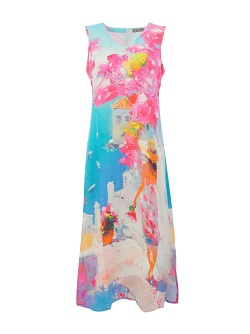 Dolcezza Santorini Midi Dress 26605 