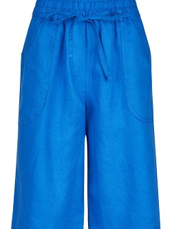 Barbara Lebek Leinen Bermuda Shorts, ocean blue  57780062