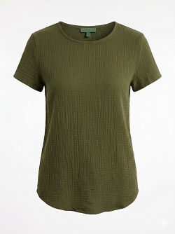 Navigazione Damen Tunika 1/4 Arm, olivgrün 51141