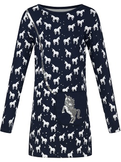 Mädchenkleid von Happy Kids, navy, 923104