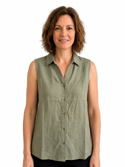 Ärmellose Blusetop von Navigazione 51109-O