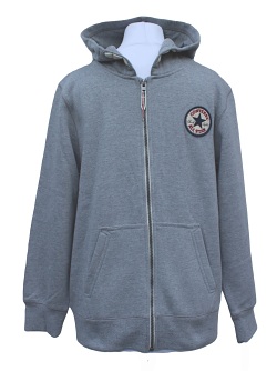 Sweatshirt Converse All Star mit Kapuze grey 963833