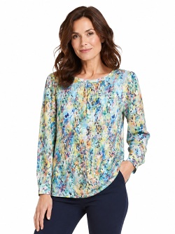 Bluse von Seidel 3/4 Arm, bunt, Z1414-60