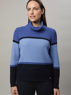 GolleHaug Pullover mit Rollkragen und Strukturmuster - 02521-11105