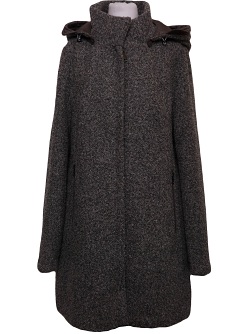  Barbara Lebek Wolljacke mit Kapuze - 10140042