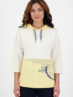 Barbara Lebek Kapuzensweatshirt, offwhite   56610062