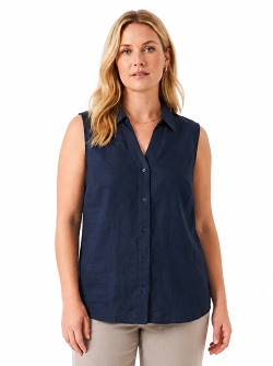 Ärmellose Blusetop von Navigazione 51109