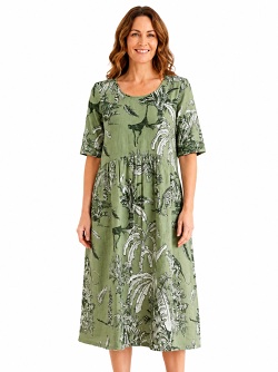 Midikleid im Safari-Look von One Summer 3058701