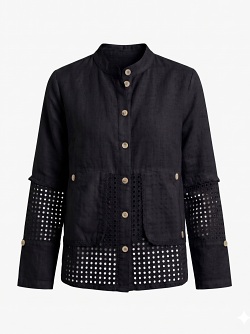 Sommerjacke von Lea H., schwarz 031874