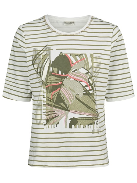 Sommershirt von Barbara Lebek, khaki  62040062