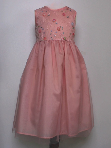 Girls Blumenkleid Topo Fashion rosa  213750-803