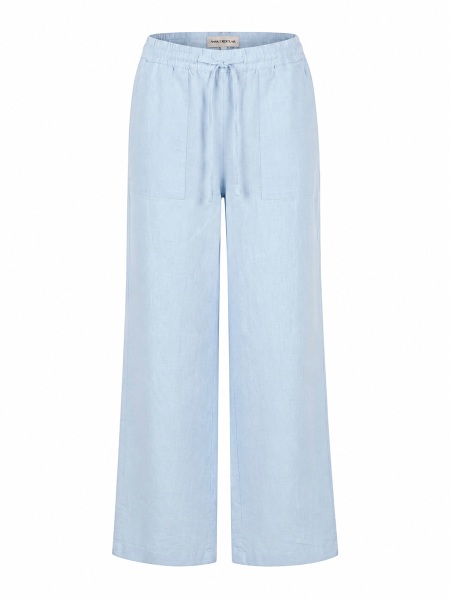 Culotte Leinenhose Cannes von Anna Montana iceblue 5600