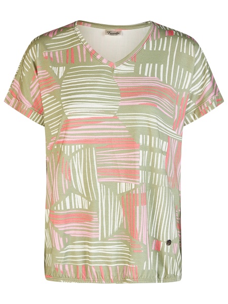 Sommershirt von Barbara Lebek, khaki  57170062