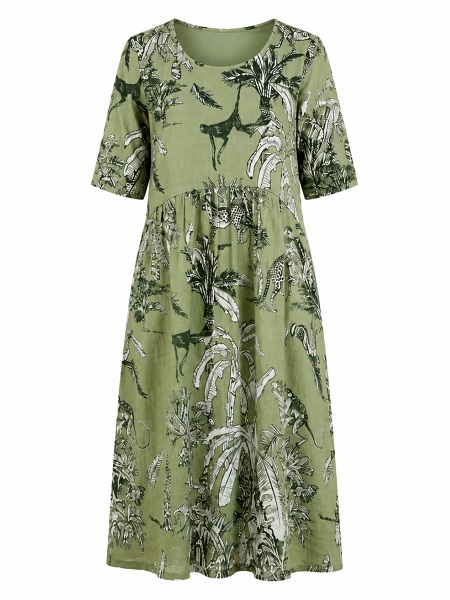 Midikleid im Safari-Look von One Summer 3058701
