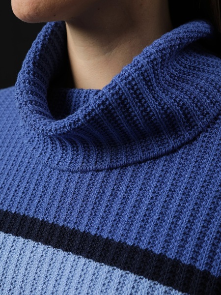 GolleHaug Pullover mit Rollkragen und Strukturmuster - 02521-11105