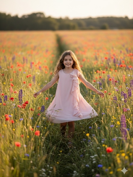 Girls "PIER NINE"Chiffon-Kleid Somoon  1378800