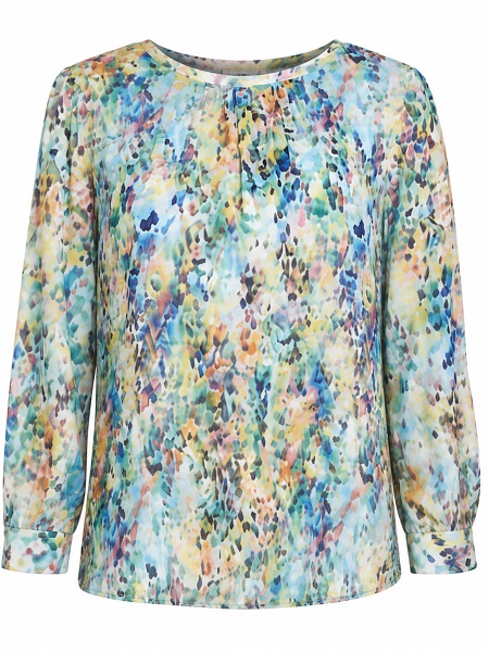 Bluse von Seidel 3/4 Arm, bunt, Z1414-60