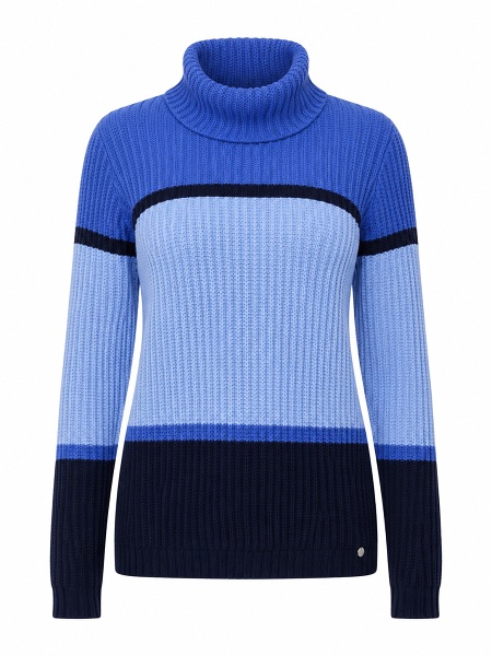 GolleHaug Pullover mit Rollkragen und Strukturmuster - 02521-11105