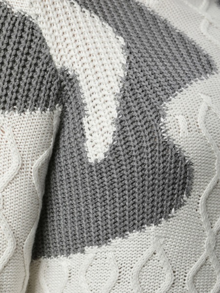 GolleHaug Pullover mit Stehkragen und Strukturmuster - 02521-11034