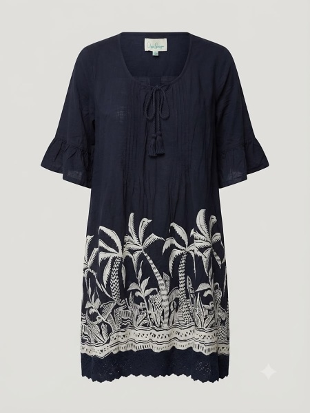 Tunika im Bohostyle von One Summer Orientique navy DW23J