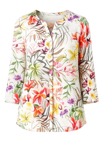 Bluse mit floralem Muster von Sommermann 9378-23