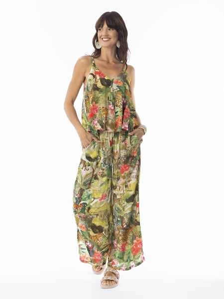 Escape Cecilia Pant Print  16003