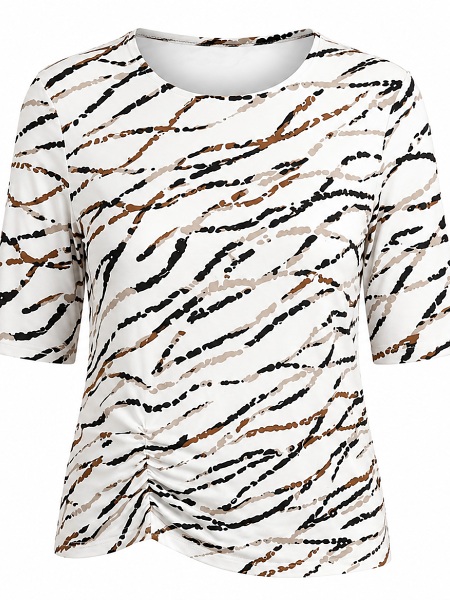 Shirt mit modernem Animal-Print von Seidel D2022-10