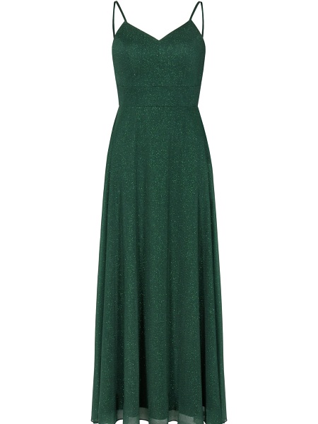 Glitzerkleid New Gol 13829-56 grün