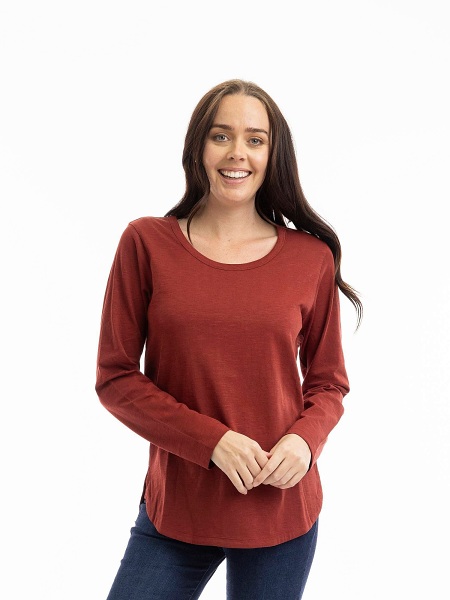 Orientique Essential Knits Pullover 52001 - Rust