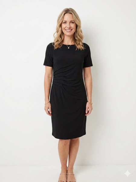 Kleid mit Raffdetail von Lea H.  031680