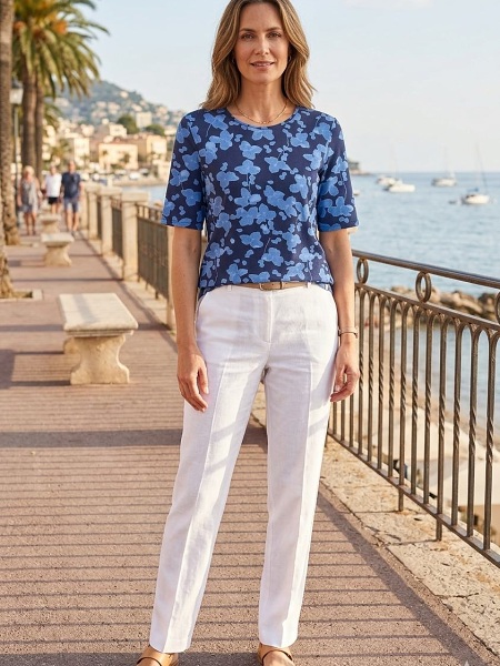 Sommershirt von Barbara Lebek, navy 56700062