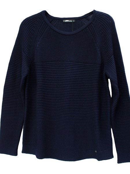 Strickpullover mit Strukturmuster