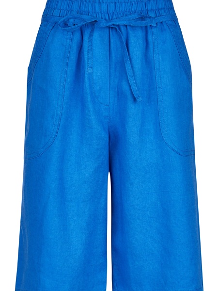 Barbara Lebek Leinen Bermuda Shorts, ocean blue  57780062