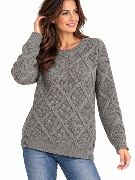 Pullover M.X.O. grey meliert, 53513