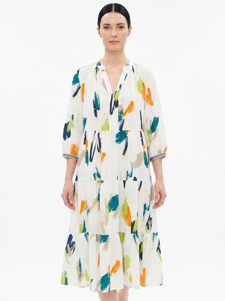 Bedrucktes Stufenkleid von TIA 78473 