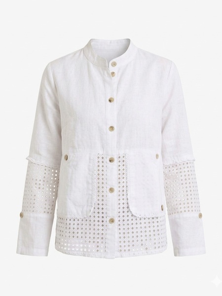Sommerjacke von Lea H., weiss  031874