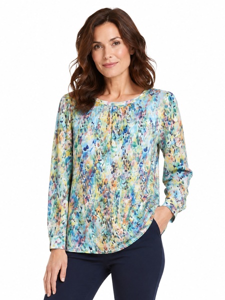 Bluse von Seidel 3/4 Arm, bunt, Z1414-60
