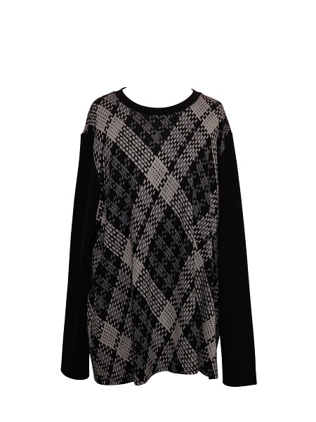 Blusenshirt von Seidel, schwarz/weiß, Z3078