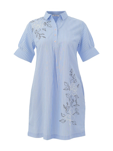 Dolcezza Sommerkleid, blau weiss 26150