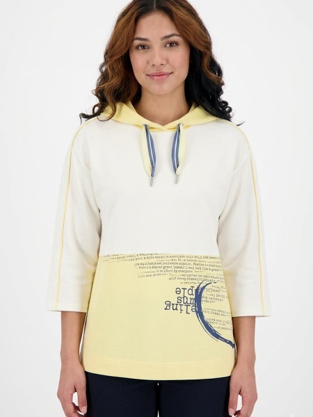 Barbara Lebek Kapuzensweatshirt, offwhite   56610062