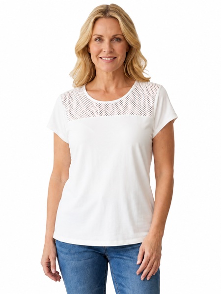Shirt mit Mesh-Einsatz von Seidel D1043-11
